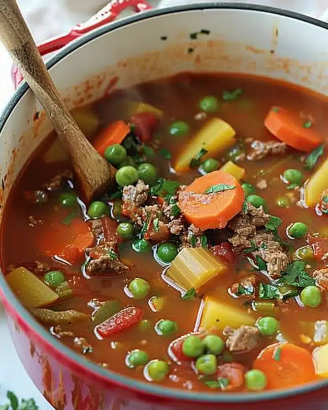 Ground Beef Vegetable Soup