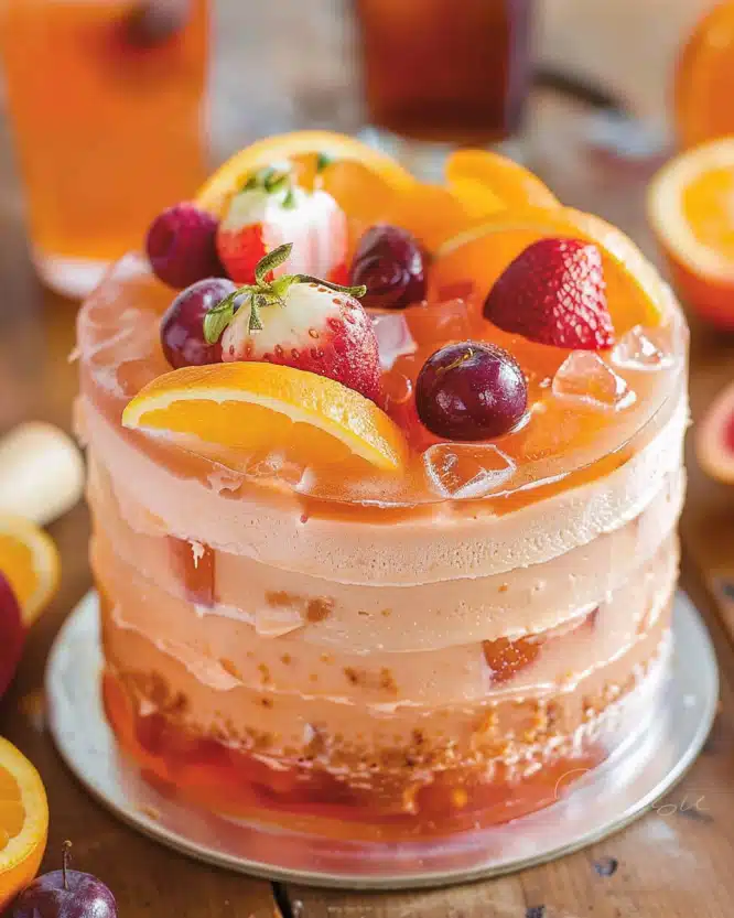 Summer Sangria Cake