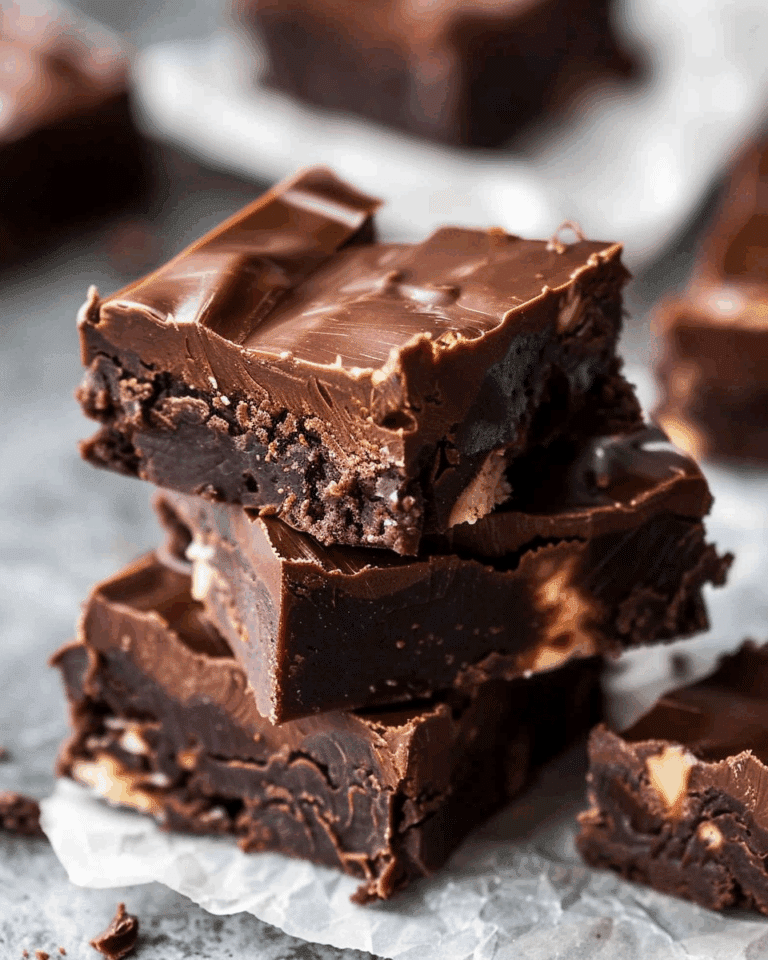 Cottage Cheese Fudge Dessert