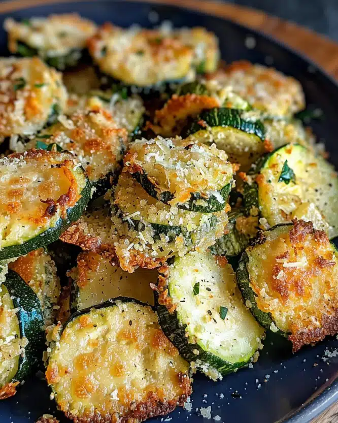 Air Fryer Zucchini with Parmesan