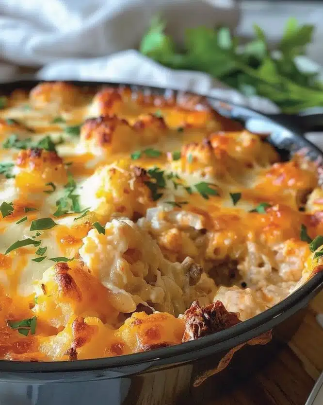 Keto Tater Tot Casserole