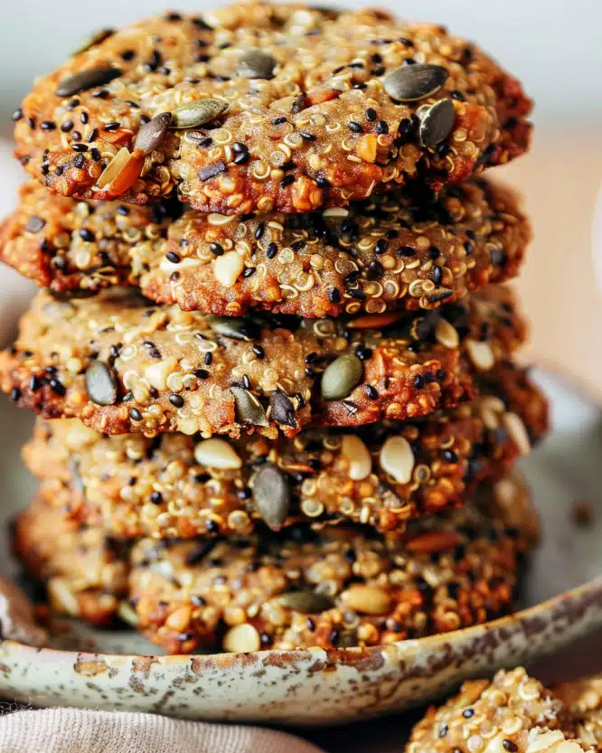 Seedy Quinoa Breakfast Cookies