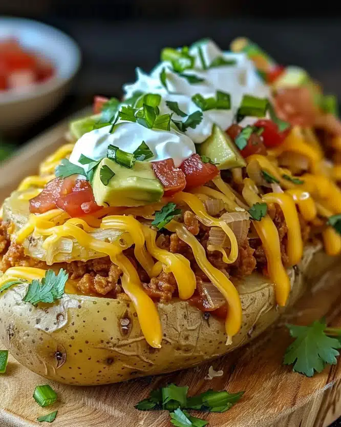 Cheesy Taco Potatoes