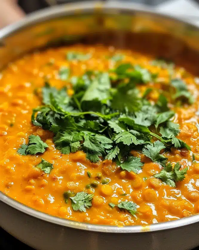 The BEST Easy Red Lentil Curry