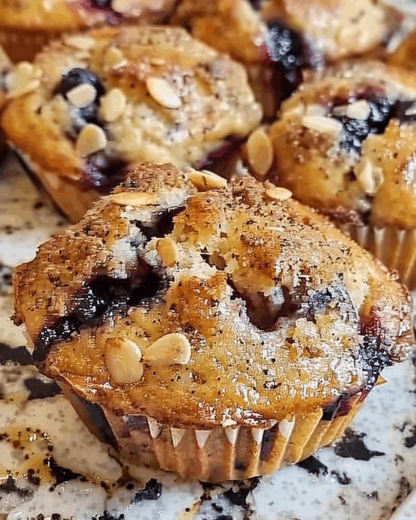 Almond Flour Blueberry Muffins