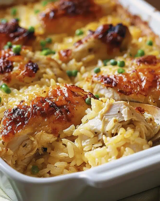 Angel Chicken Rice Casserole