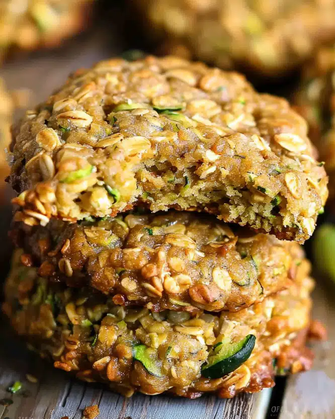Zucchini Bread Breakfast Cookies