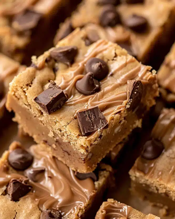 Vegan Peanut Butter Blondies