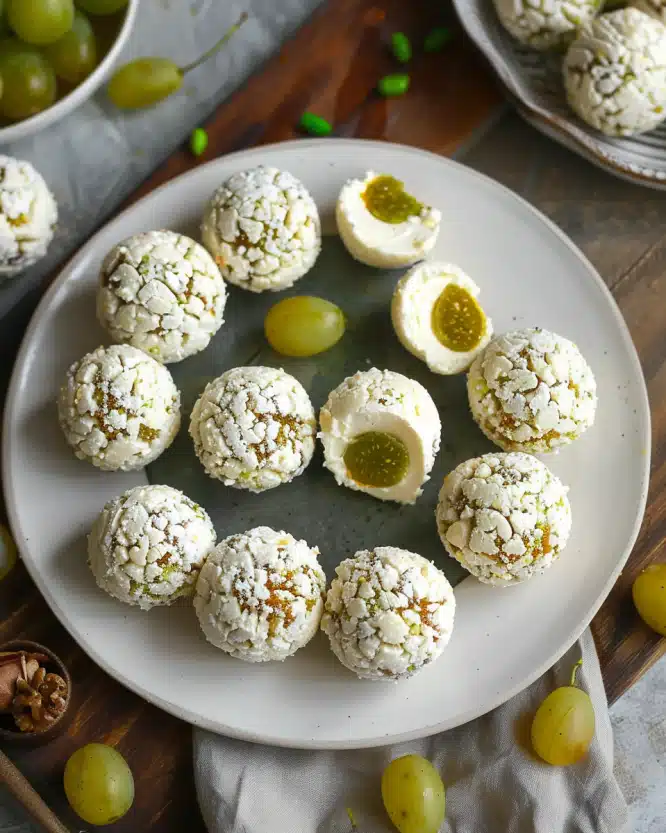 Goat Cheese Grape Balls