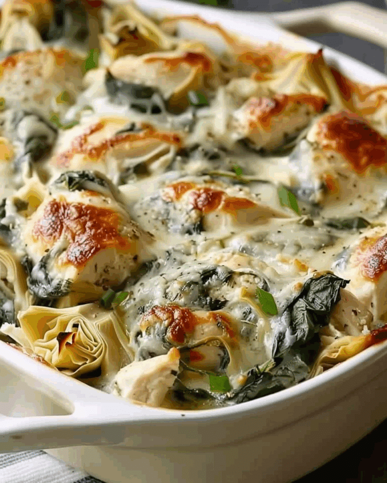 Spinach Artichoke Chicken with Cottage Cheese