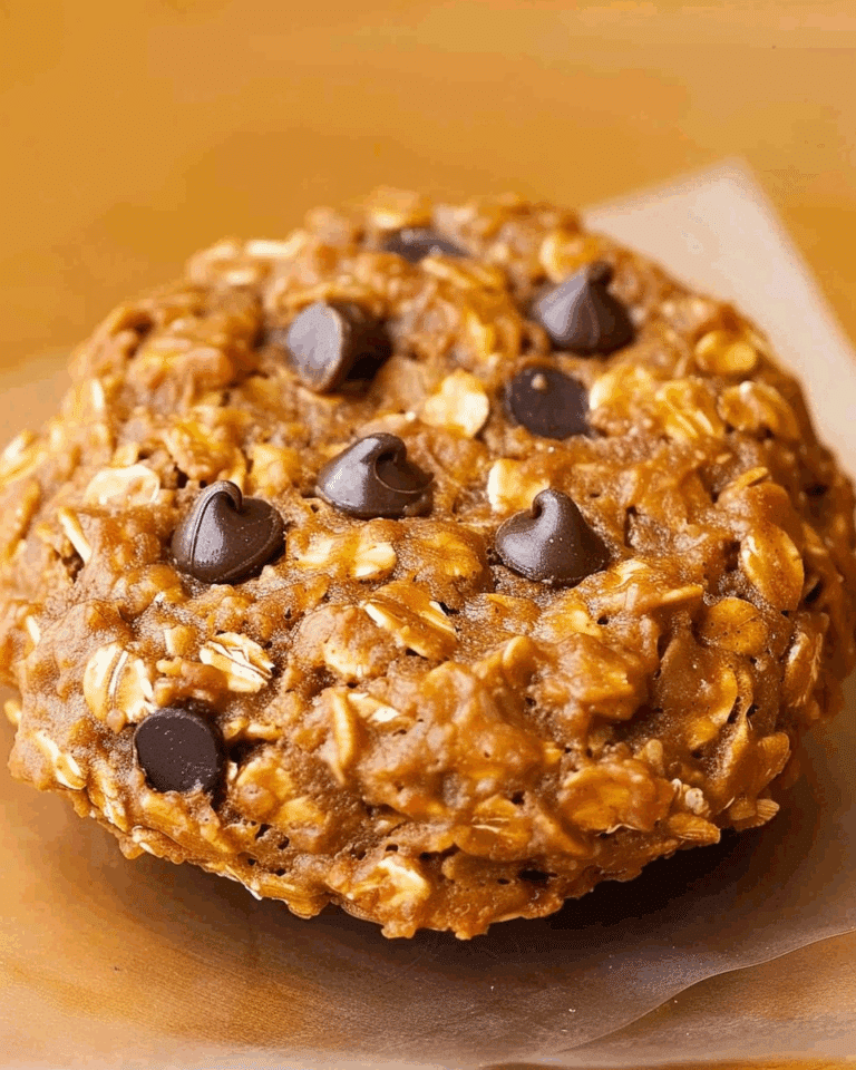 Healthy Pumpkin Chocolate Chip Oatmeal Breakfast Cookies