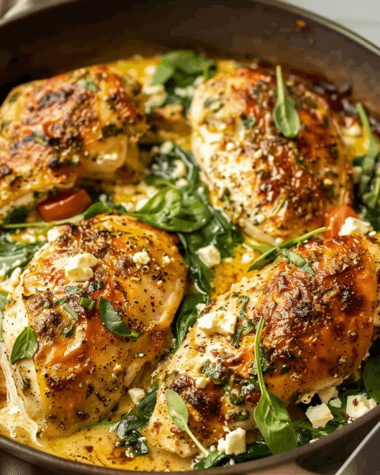Spinach and Feta Baked Chicken