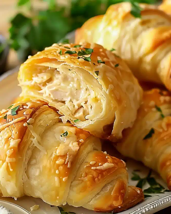 Easy Cheesy Chicken Crescent Rolls
