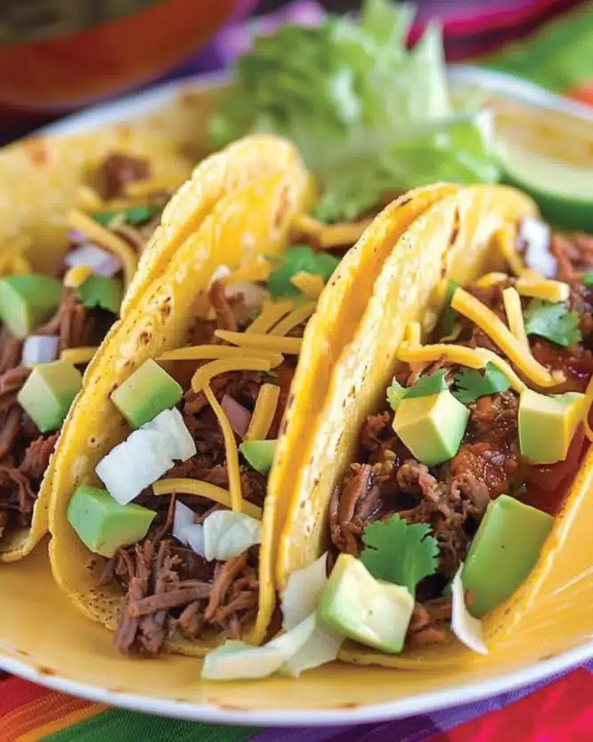 Slow Cooker Chipotle Beef Tacos