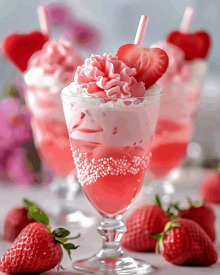 Pink Sweetie Mocktail: A Romantic Sip of Bliss!