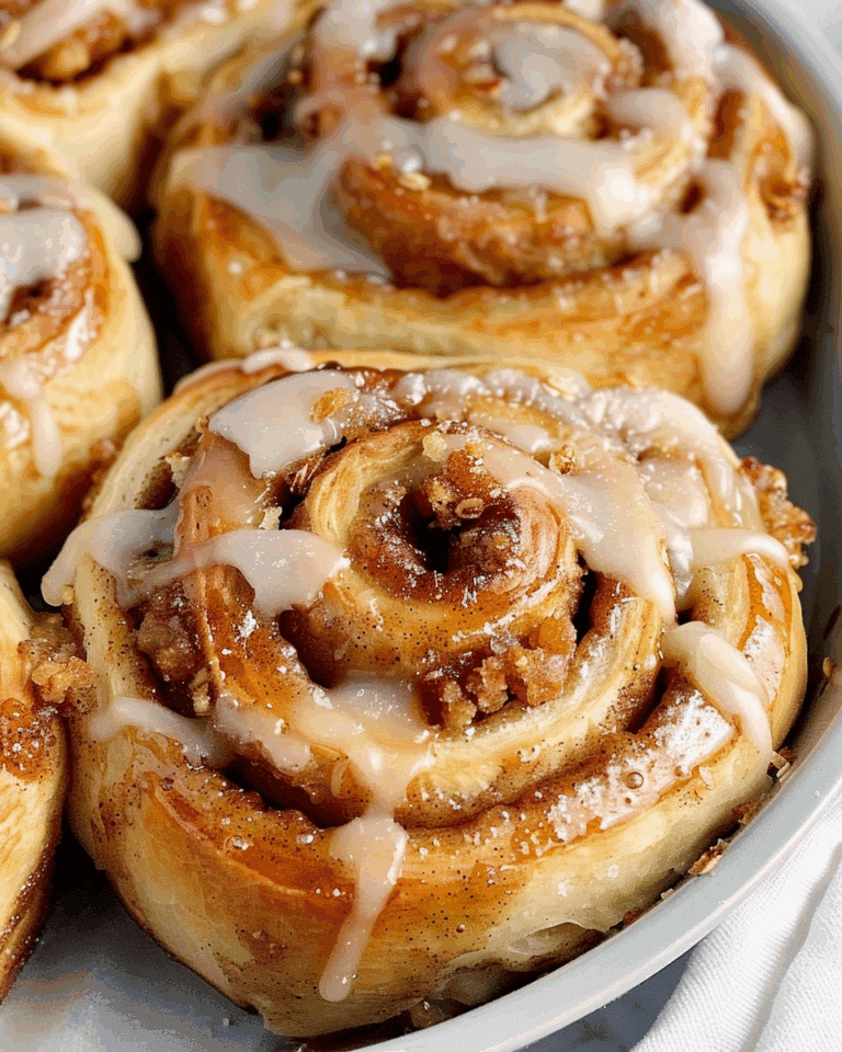Apple Pie Stuffed Cinnamon Rolls