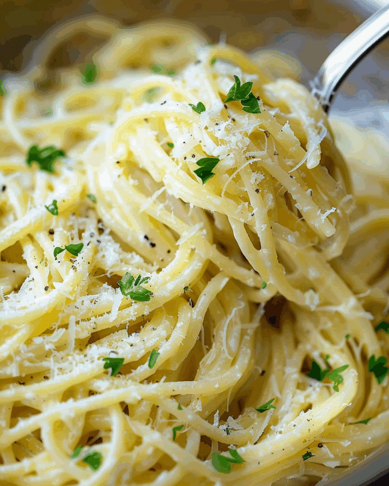 Simple Garlic Parmesan Pasta Recipe