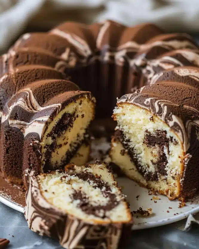 Marble Cake Swirl Delight