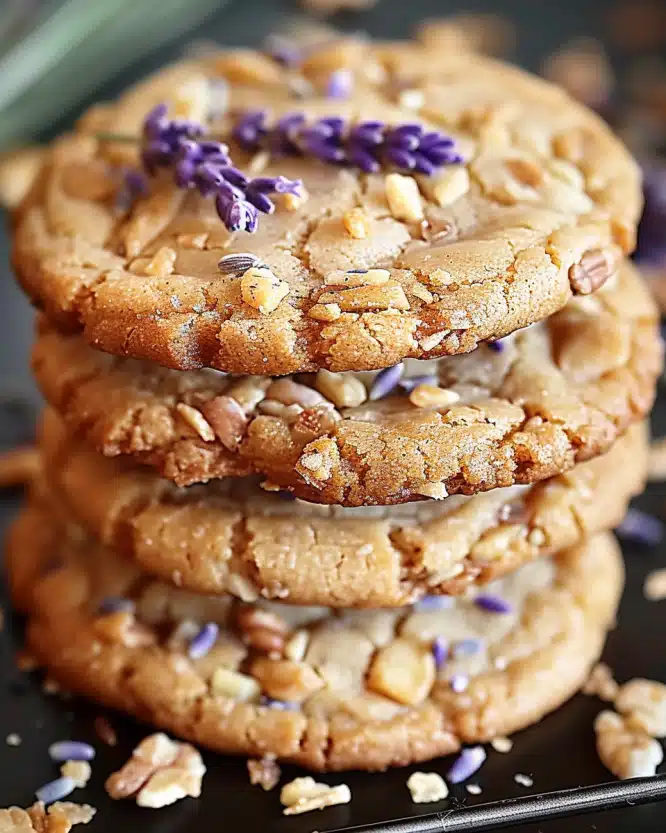 Lavender Honey Crunch Cookies