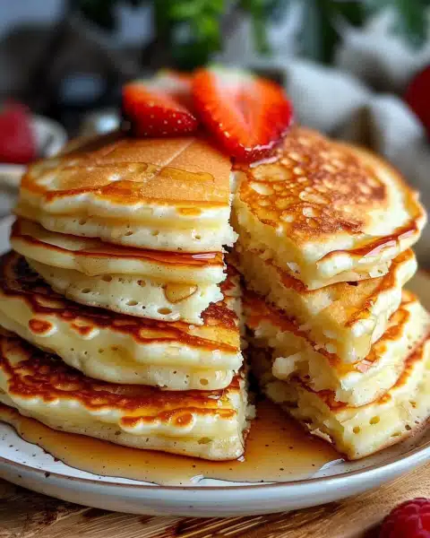 Flourless Cottage Cheese Pancakes