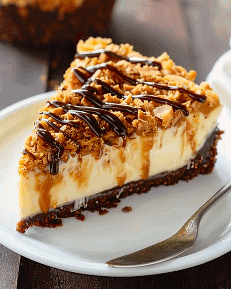 Samoa Cheesecake
