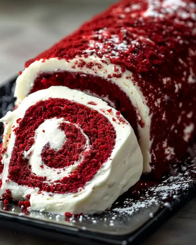 Red Velvet Cake Roll