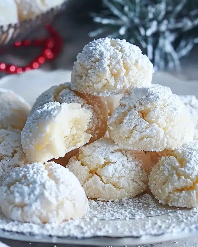 Sweetened Condensed Milk Snowball Cookies