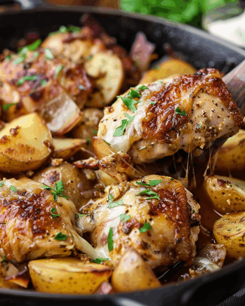 Garlic Parmesan Chicken and Potatoes