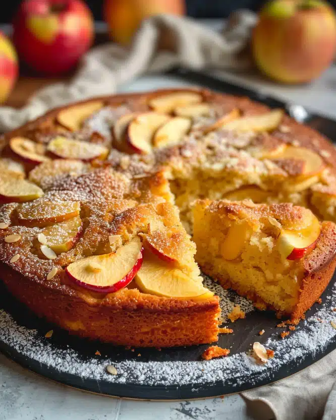 Almond Flour Apple Cake