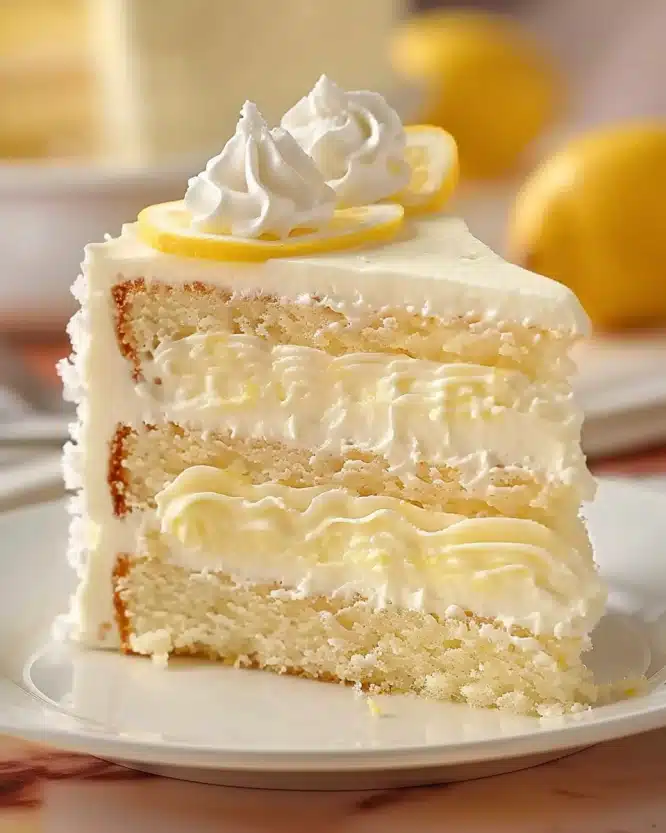 Cheesecake Factory Italian Lemon Cream Cake