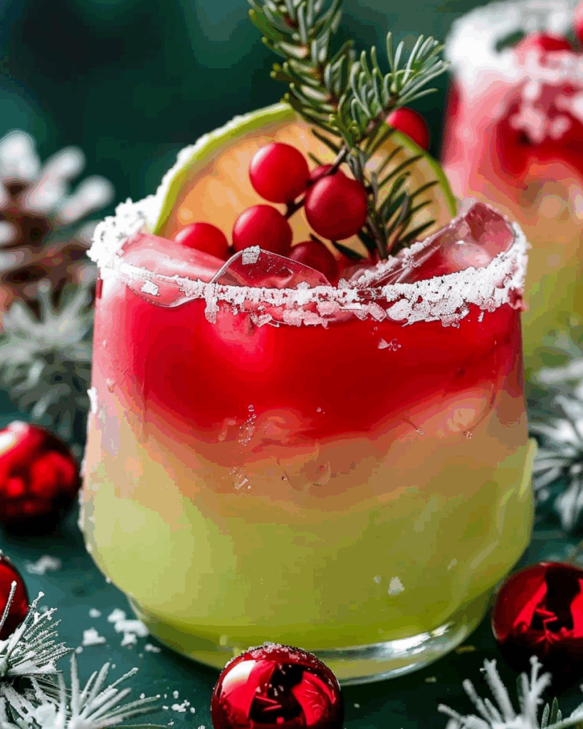 Christmas Mistletoe Margarita (Large Batch)