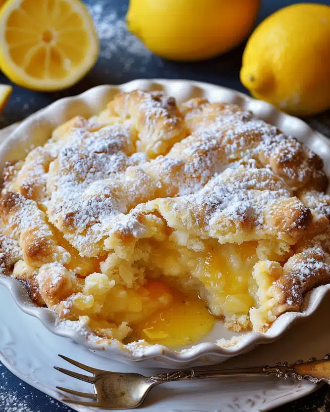 Magic Lemon Cobbler
