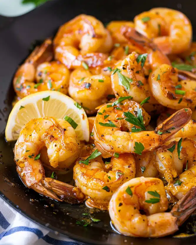 Old Bay Shrimp Skillet