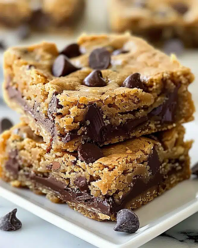 Peanut Butter Chocolate Chip Cookie Bars