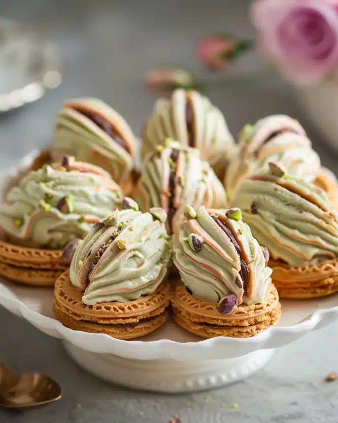 Rose Pistachio Cheesecake Ice Cream