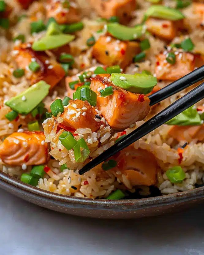 Salmon Crispy Rice Bites