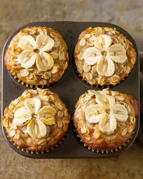 Banana Oatmeal Muffins