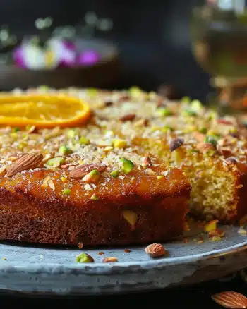 Flourless Orange Pistachio and Almond Cake