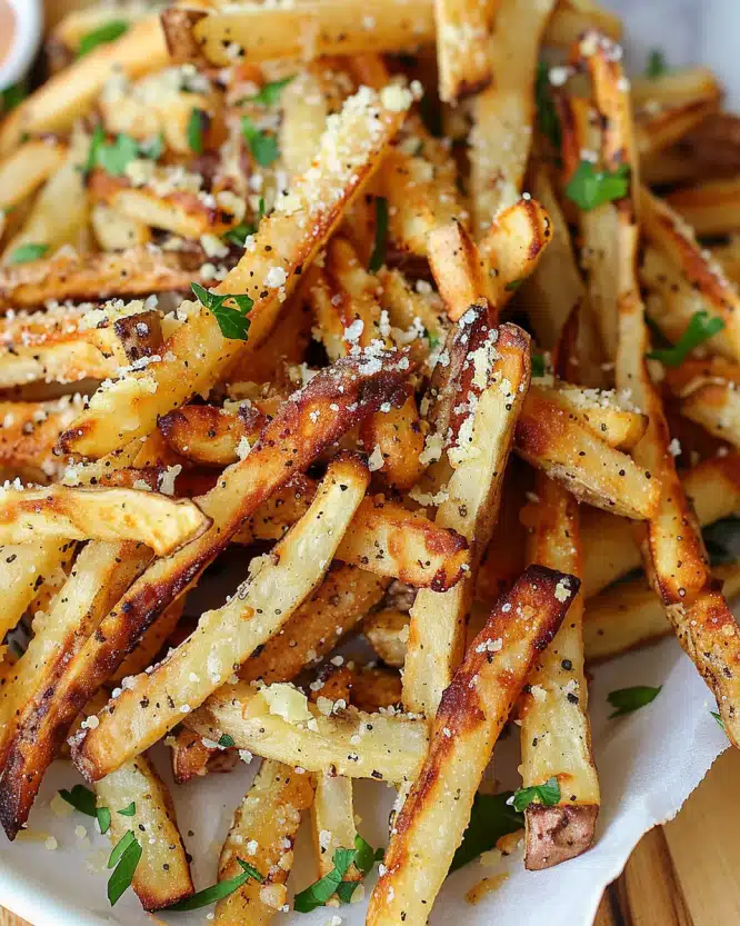 Garlic Parmesan Air Fryer French Fries