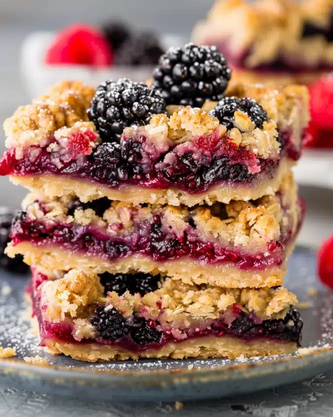 Mixed Berry Crumble Bars