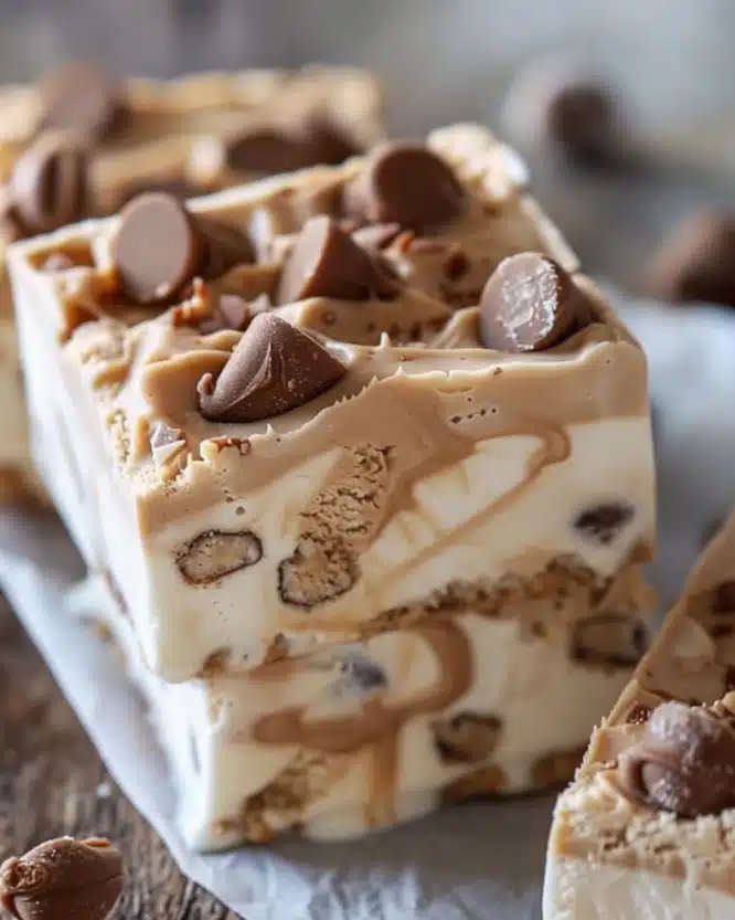 Peanut Butter Frozen Yogurt Bars