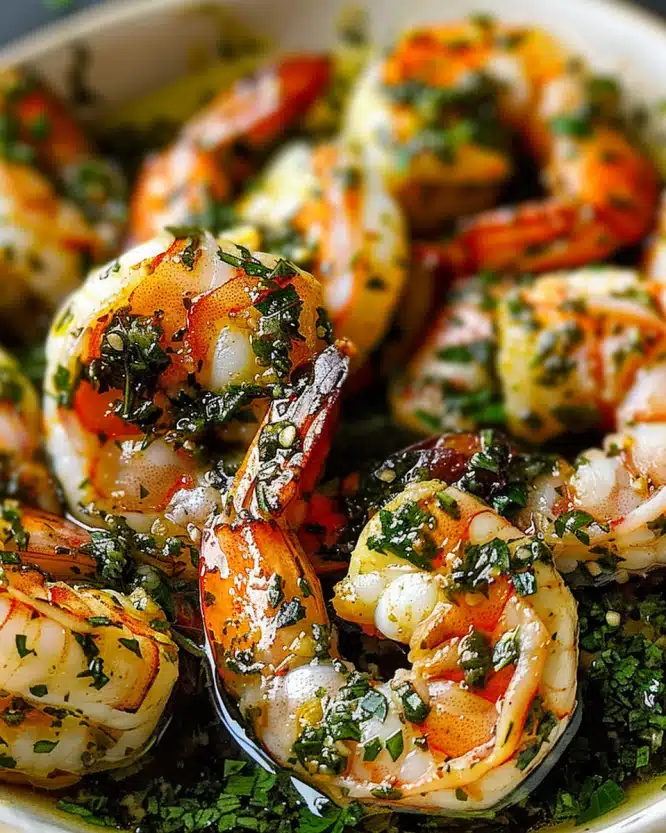 Shrimp with Chimichurri Zest
