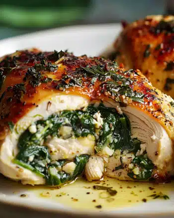Spinach Stuffed Chicken