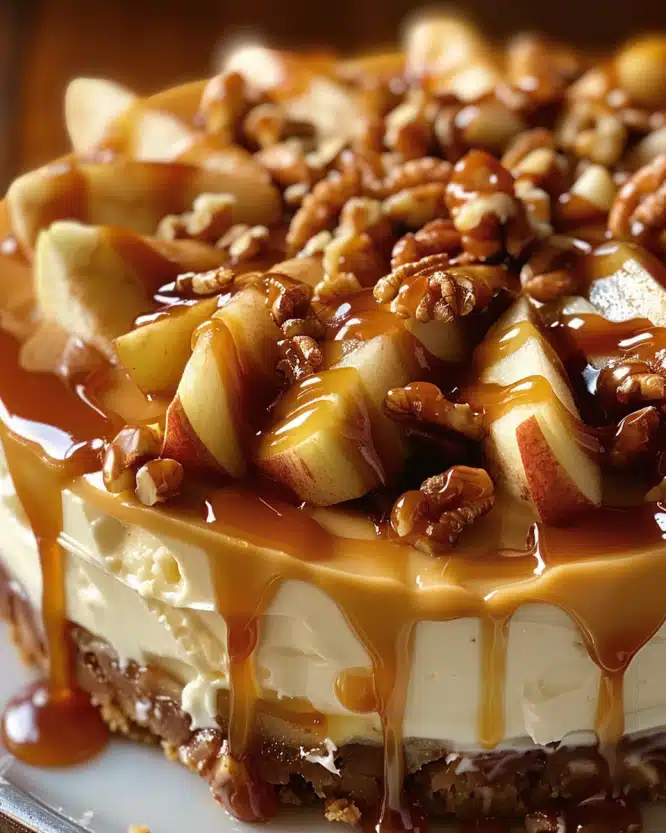 Caramel Apple Cheesecake