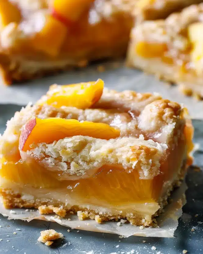 Peach Pie Bars