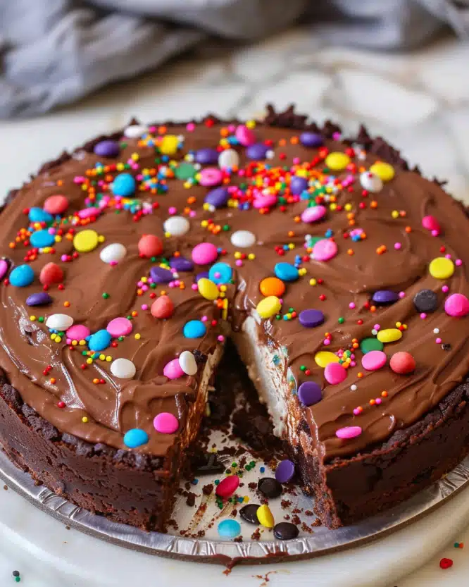 Cosmic Brownie Cheesecake