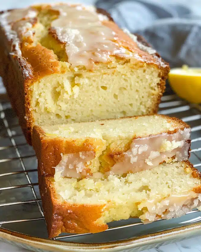 Healthy Greek Yogurt Lemon Loaf Cake