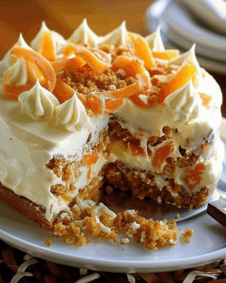 No Bake Carrot Cake