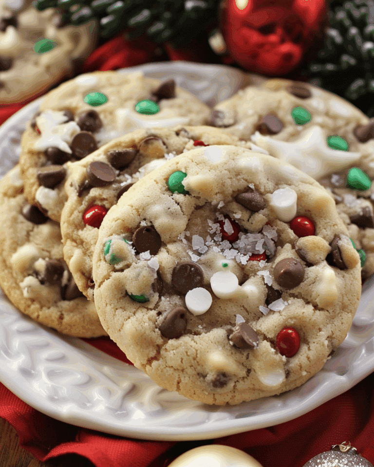 Winter Wonderland Chocolate Chip Christmas Cookies
