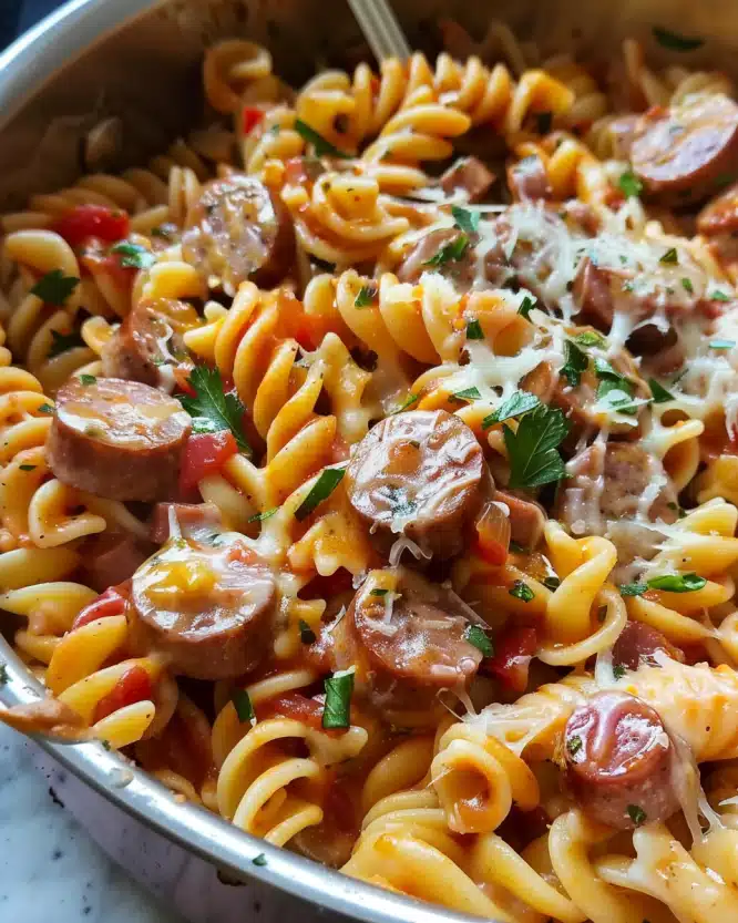 One-Pot Smoked Sausage Pasta